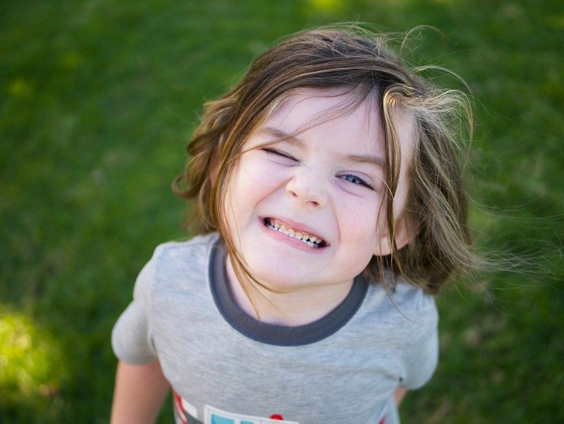 child smiling