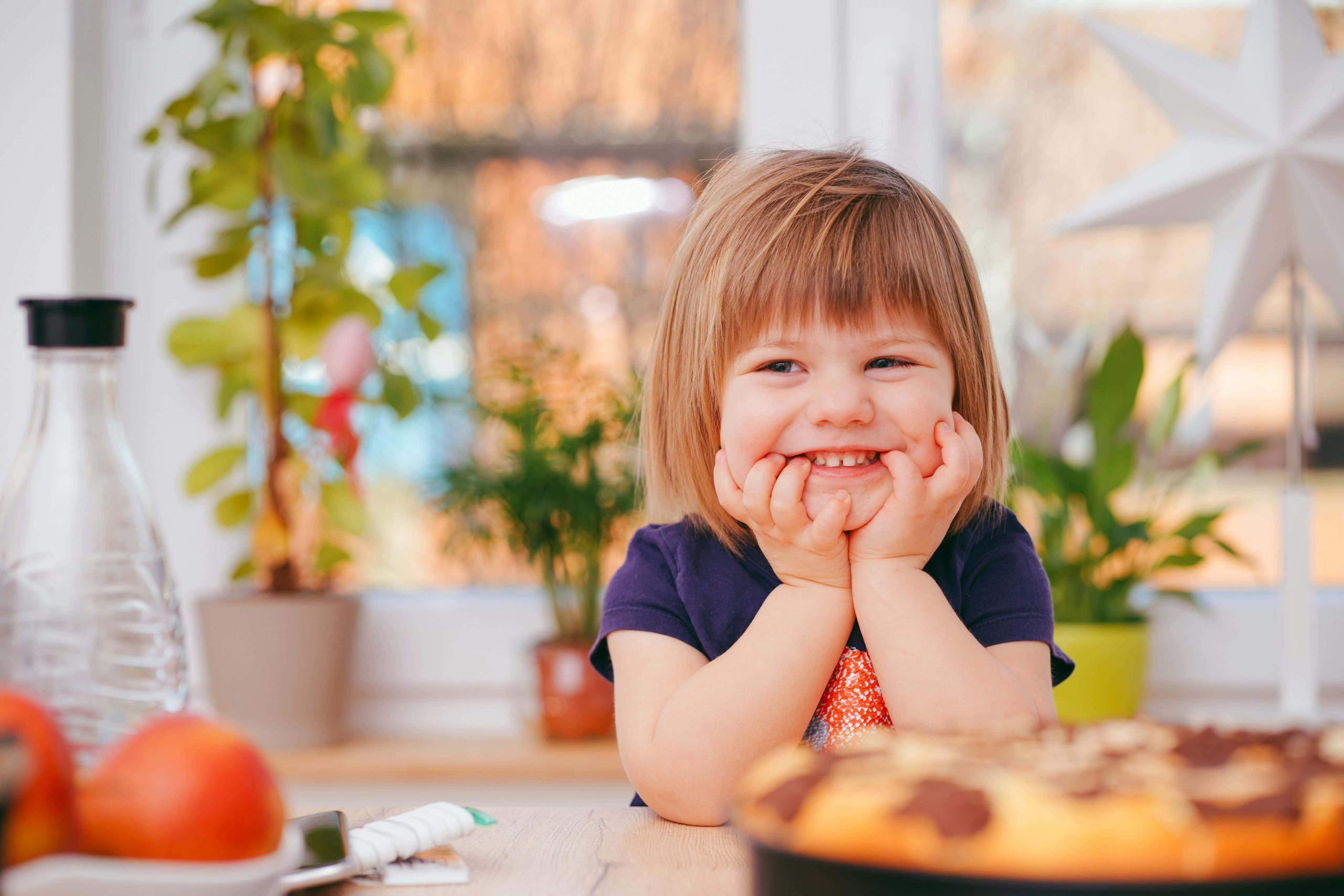 kid smiling